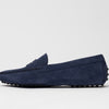 Alva Driver Shoe Blue Suede