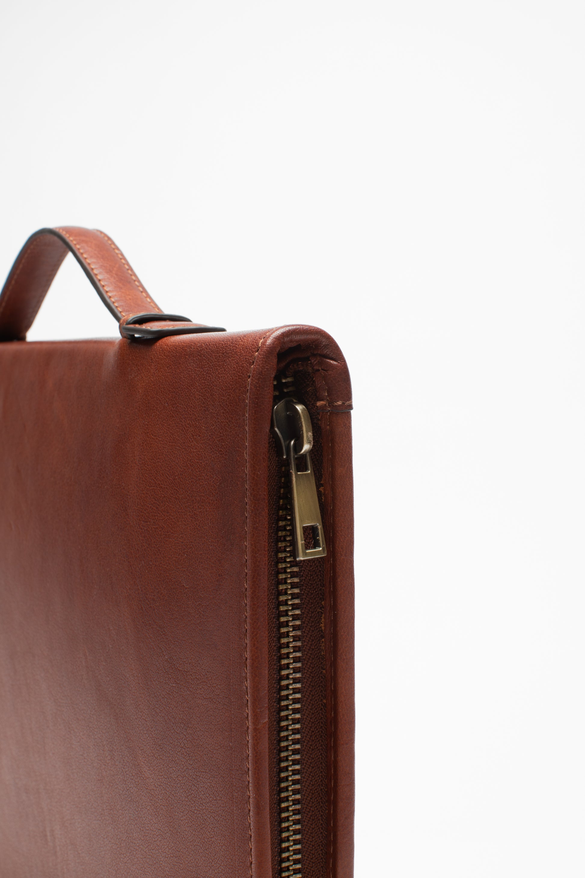 Leder-Dokumentenhalter Cognac 14'