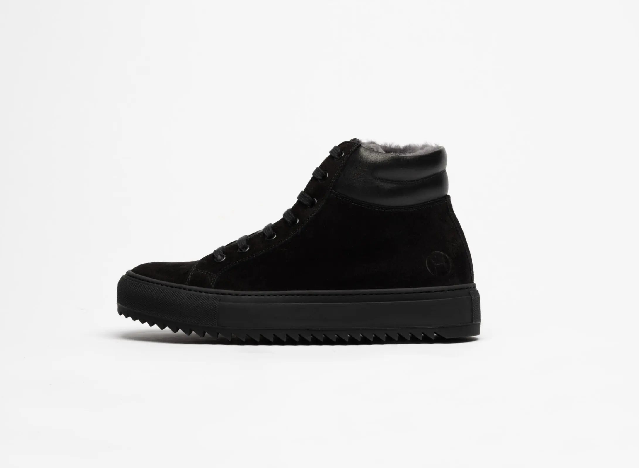 Men Drake Fur Black High Sneaker Hildebrand-swe