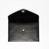 Leather Laptop Sleeve, 15'', Black Croco Hildebrand-swe