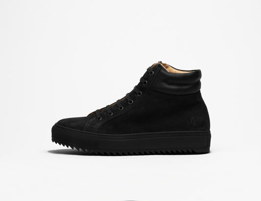 Damen Drake Schwarz Hohe Sneaker