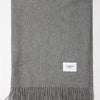 Grey Cashmere Woven Scarf Large