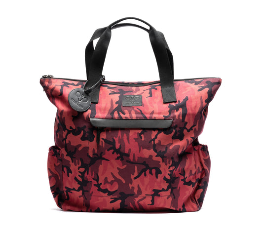 Tennis Tote Red Camouflage