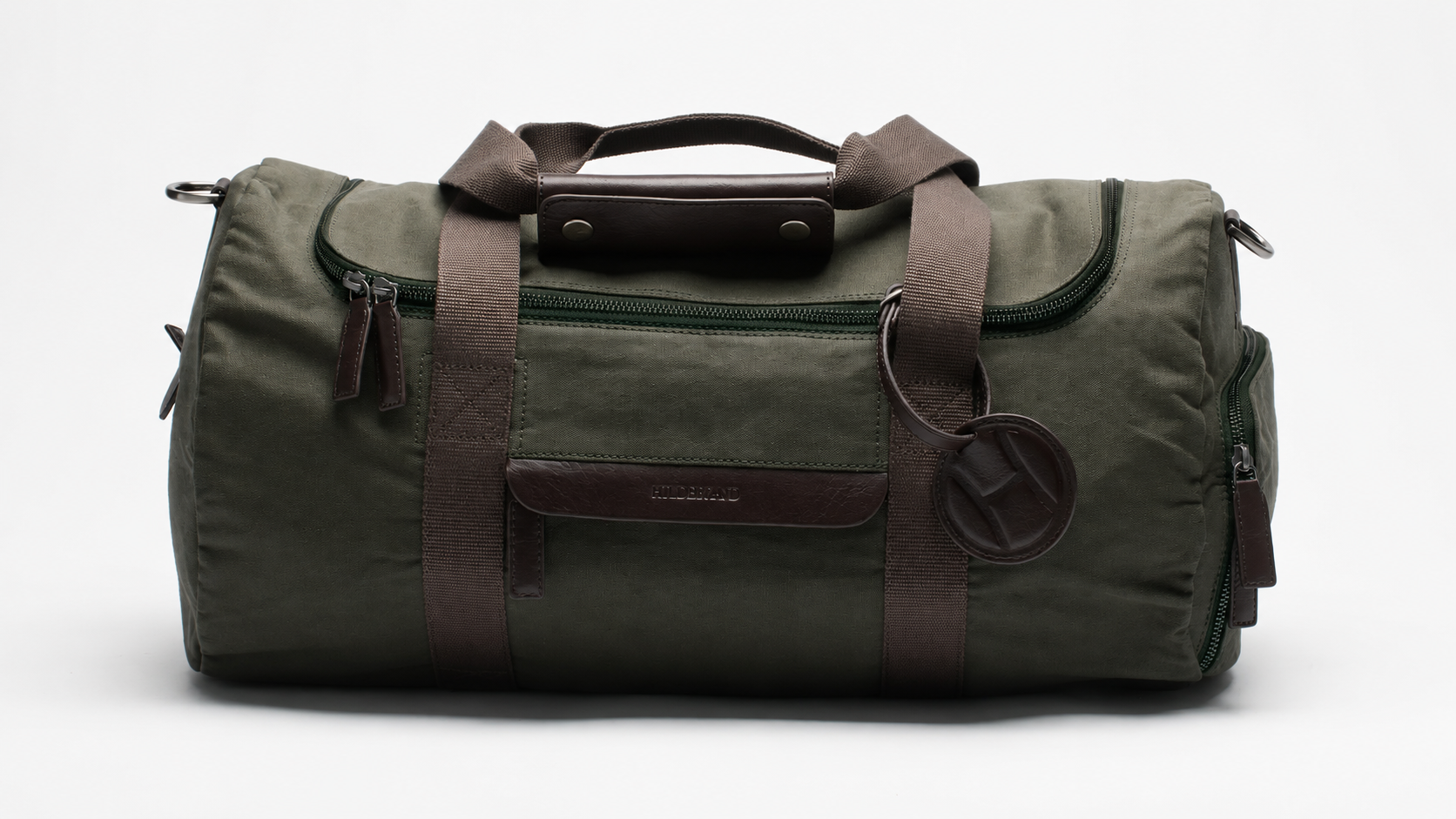 Small Duffel Weekend Bag Olive Green