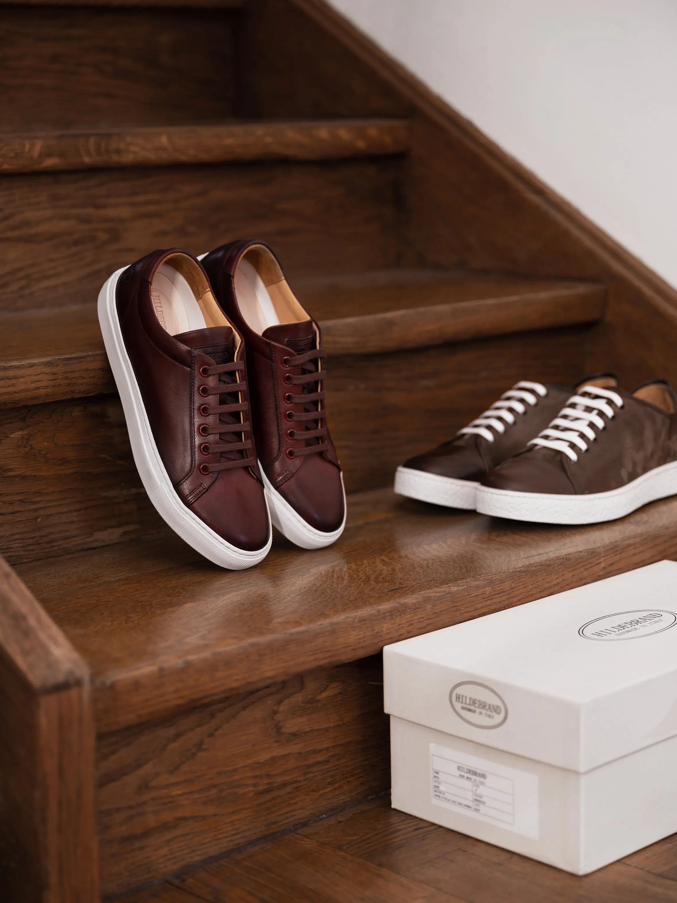 Women Nova Bordeaux Low Sneaker Hildebrand-swe