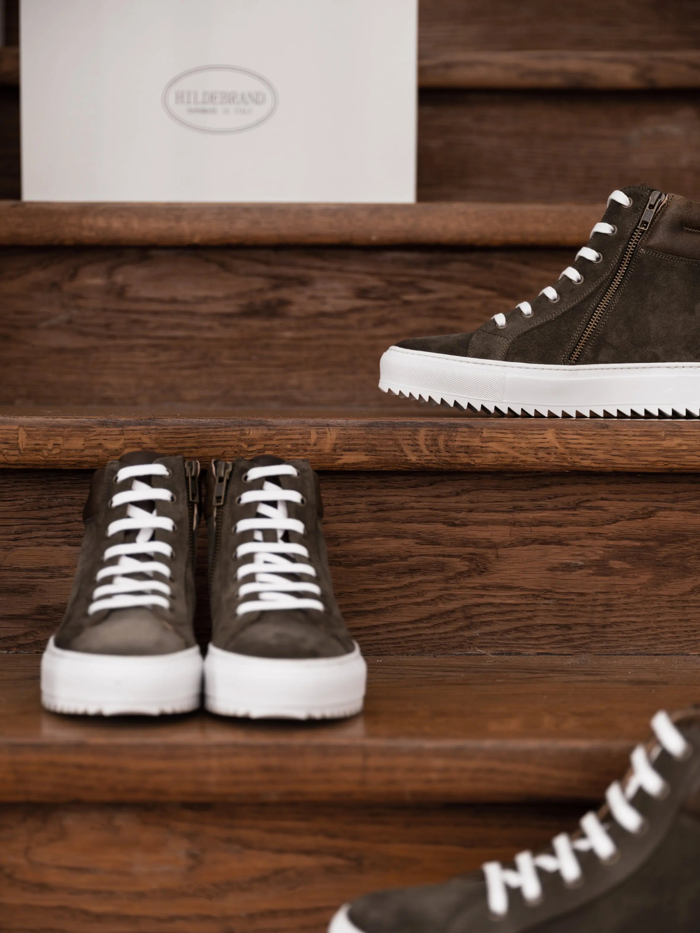 Men Drake Green High Sneaker Hildebrand-swe