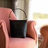 Women's Small Leather Tote Black Croco Hildebrand-swe