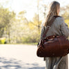 Leather Weekend Duffel Bag Cognac Hildebrand-swe