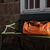 Läder Weekend Duffel Väska Cognac