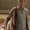 Luxury Leather Tennis Case Cognac