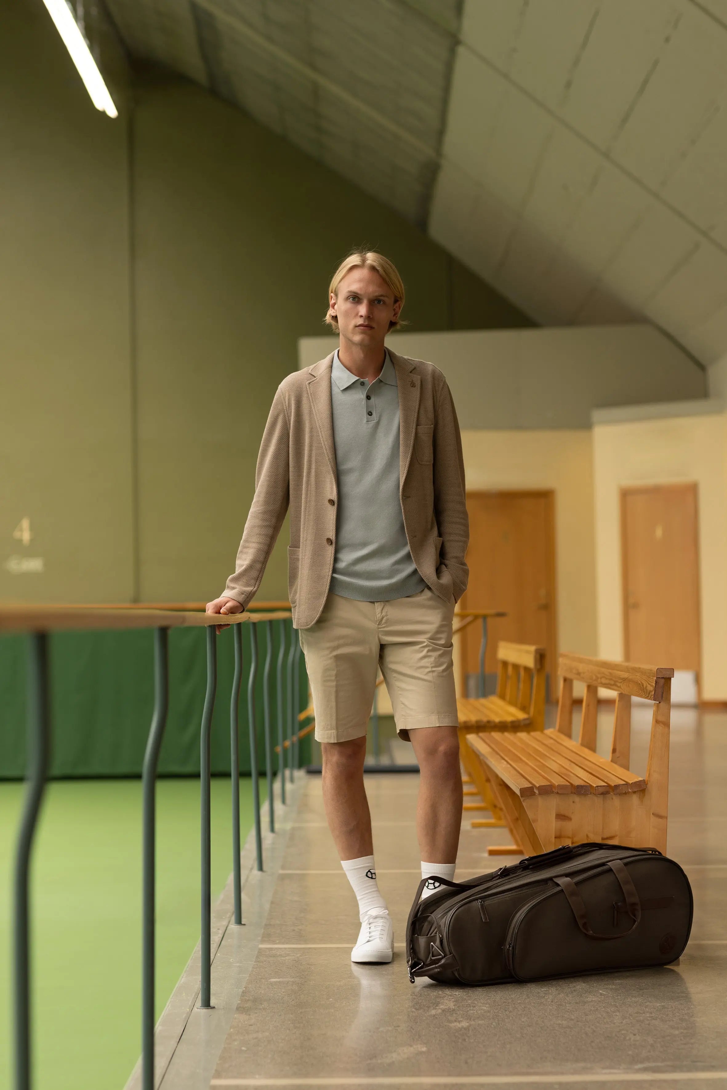 Tennis Racket Bag Olive Green Hildebrand-swe