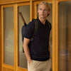 Tennis Back Pack Nylon Navy Blue Hildebrand-swe