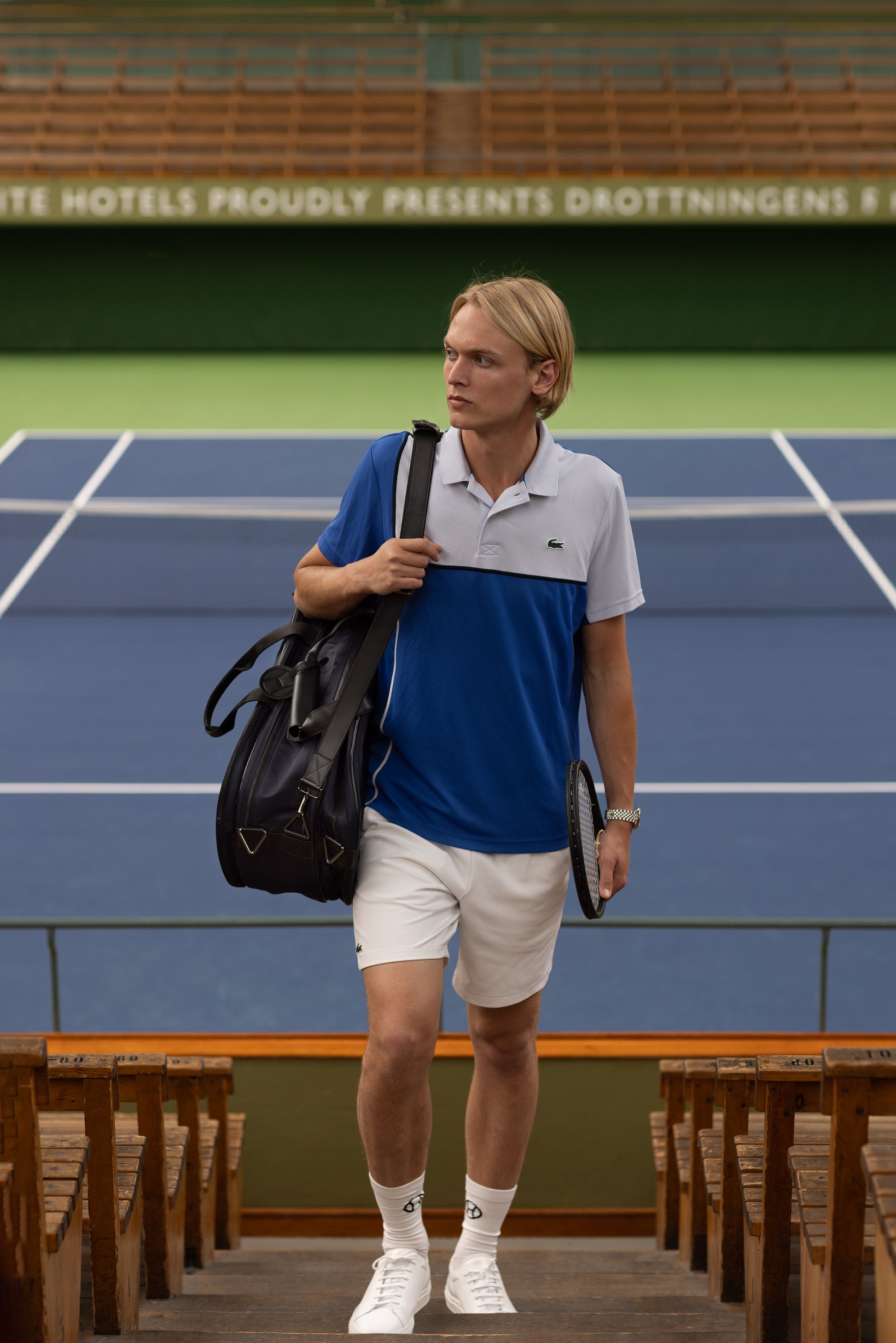 Tennis Racket Bag Nylon Navy Blue