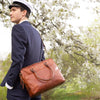 Leather Briefcase Cognac Hildebrand-swe